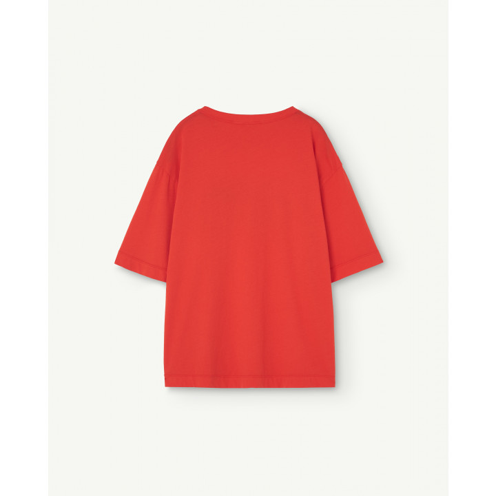 Rooster Oversize T-Shirt Red