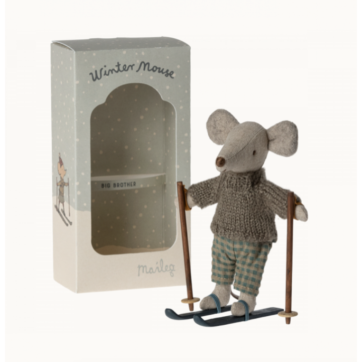 Winter Mouse with Ski set - Big Brother