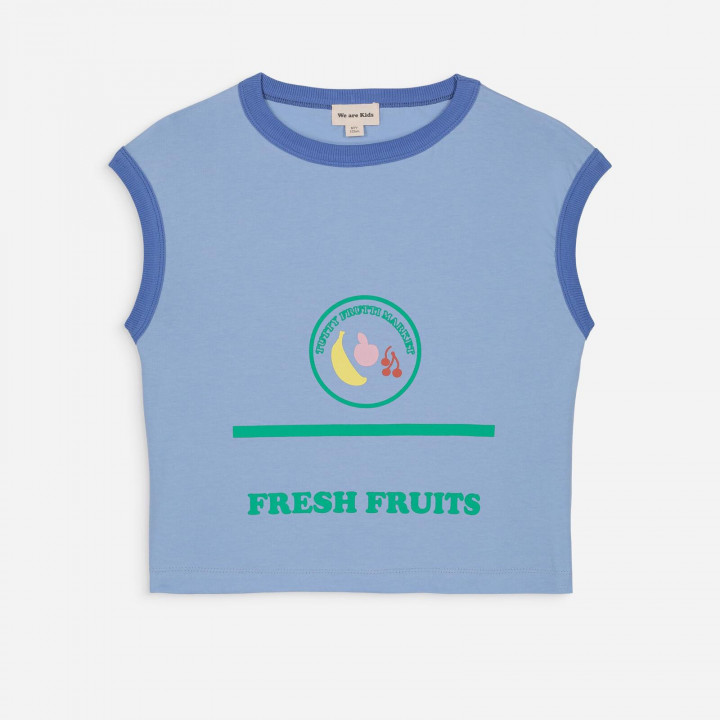 Tee John Jersey Azzuro + Print Fresh Fruits