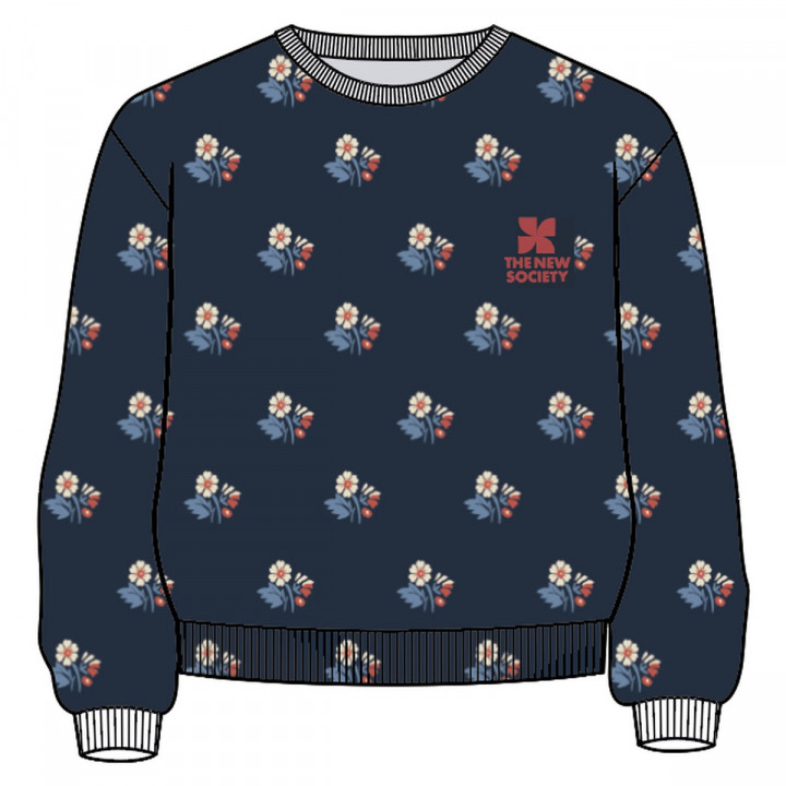 TNS Small Logo Sweatshirt 2 Mira Print